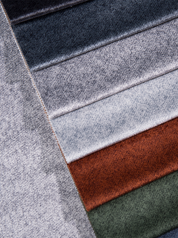 Multicolor Warp Knitted Polyester Sofa Fabric
