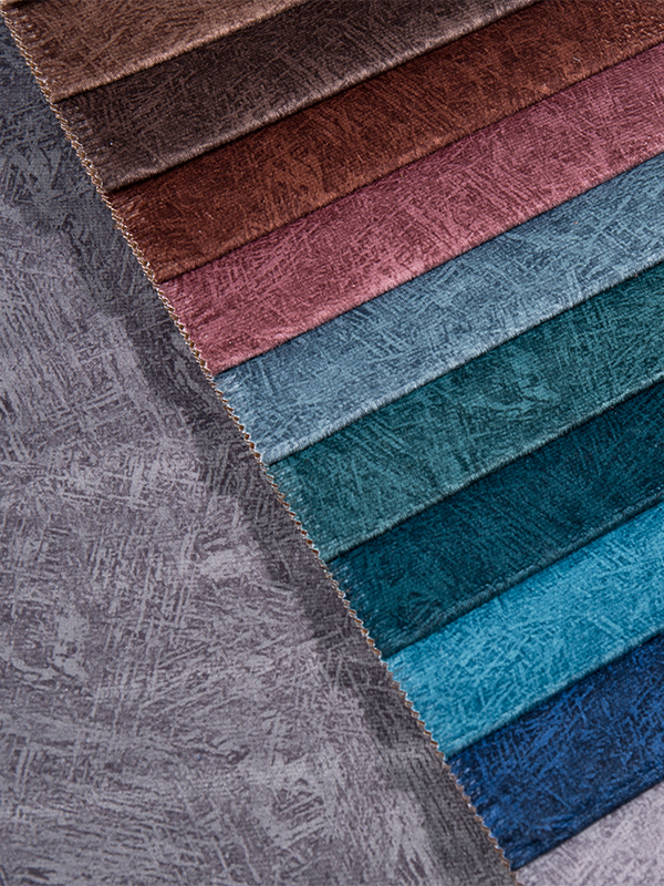 Anti-static Upholstery Velvet Print Sofa Fabric