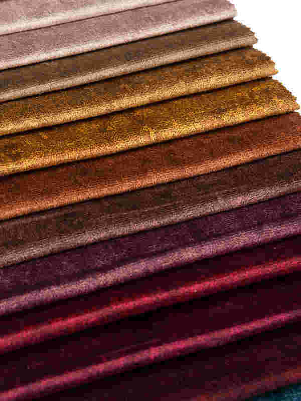 Solid And Plain Velvet Upholstery Fabric for Sofa