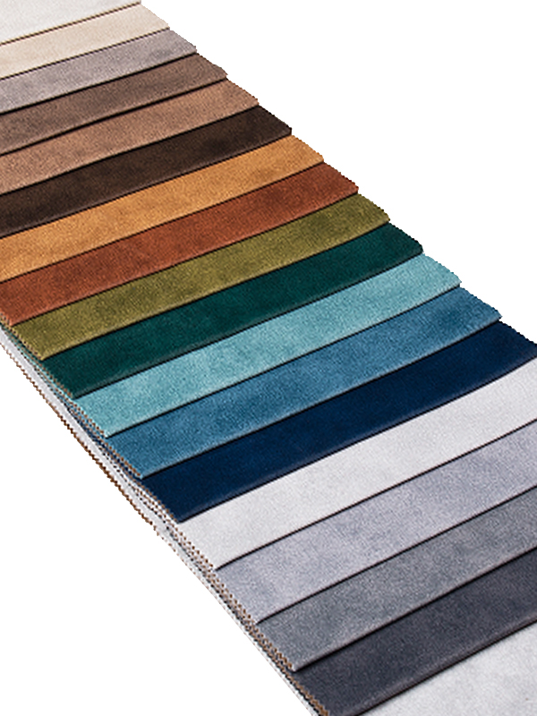 Solid Color Warp Knitted Velvet Sofa Fabric