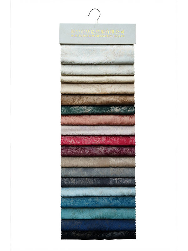 Printed Bronzing Velvet Fabrics For Sofa