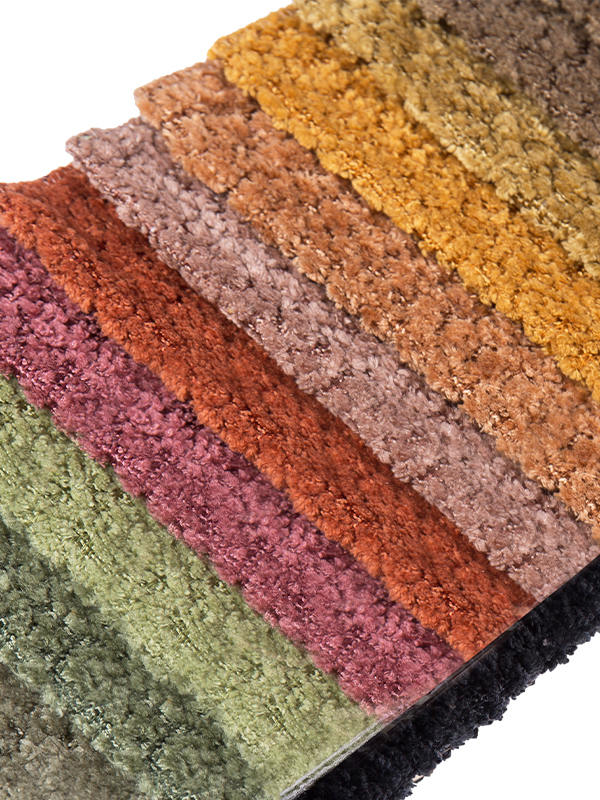 Thick Lattice Weave Chenille Sofa Fabric