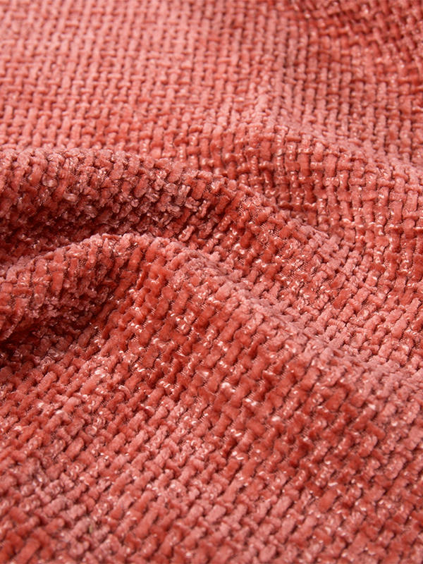 Polyester Chenille Woven Upholstery Fabric