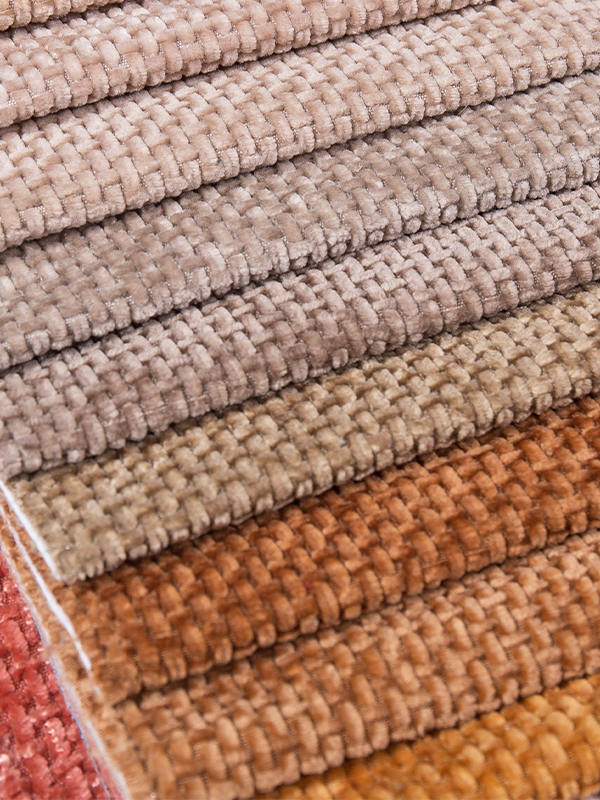 Polyester Chenille Woven Upholstery Fabric