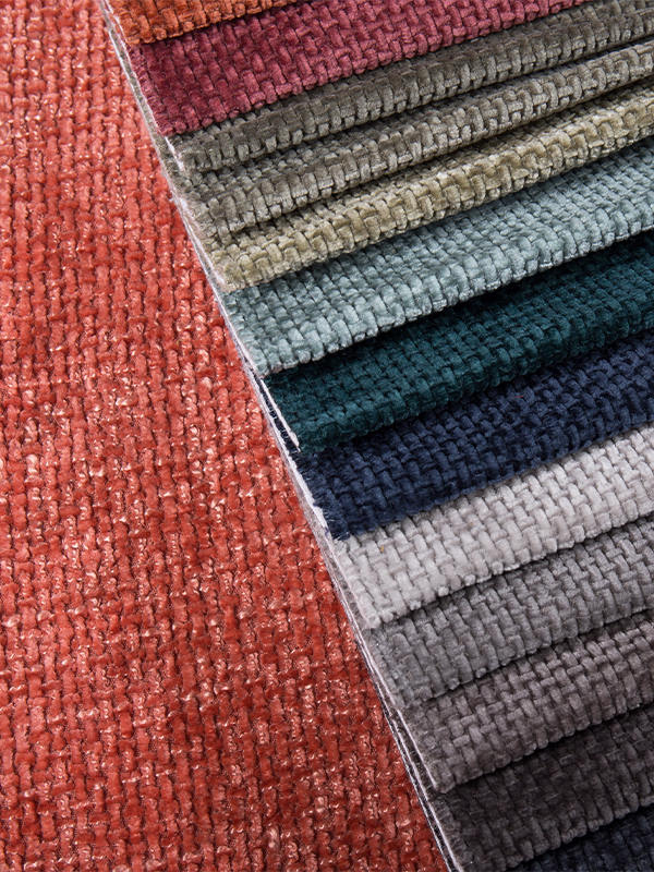 Polyester Chenille Woven Upholstery Fabric